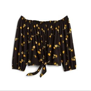 🍋Cietra Tie Front Top🍋